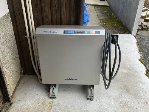 【兵庫県丹波市】　D様邸 V2H設置工事例