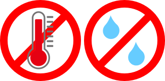 熱や湿気のこもりにくい場所